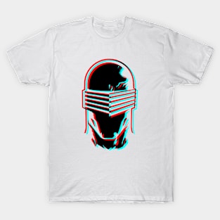 Retro 3D Glasses Style - Snake eyes T-Shirt